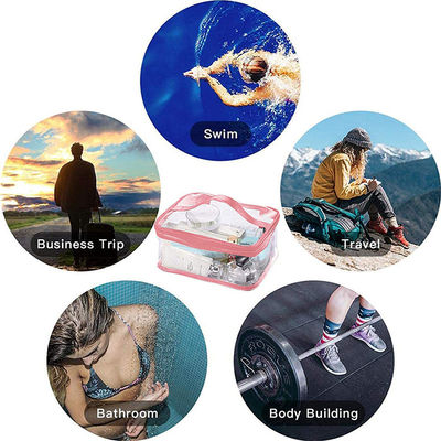 Transparent Makeup Bag Zipper Waterproof Portable Travel Storage Pouch