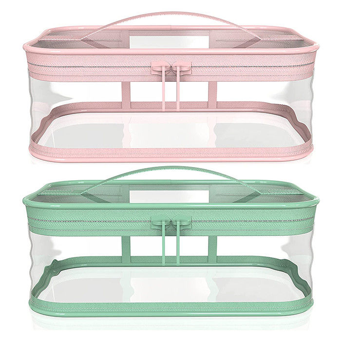 Transparent Makeup Bag Zipper Waterproof Portable Travel Storage Pouch